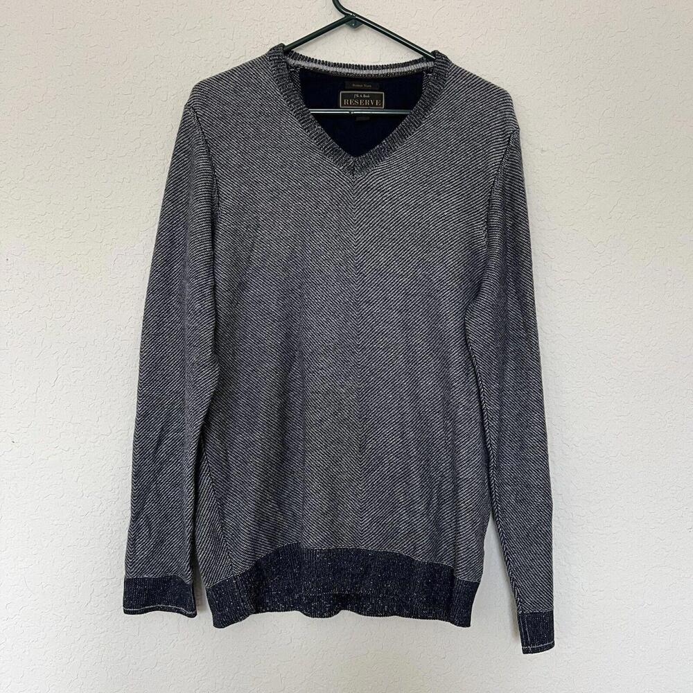 Vintage 00’s Jos.A.Bank Reserve Made In Italy Knit Sweater Size Medium